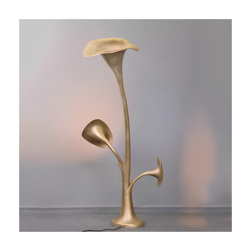 Golden Trumpet Bloom Lamp